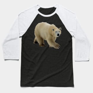 Low Poly Polarbear Baseball T-Shirt